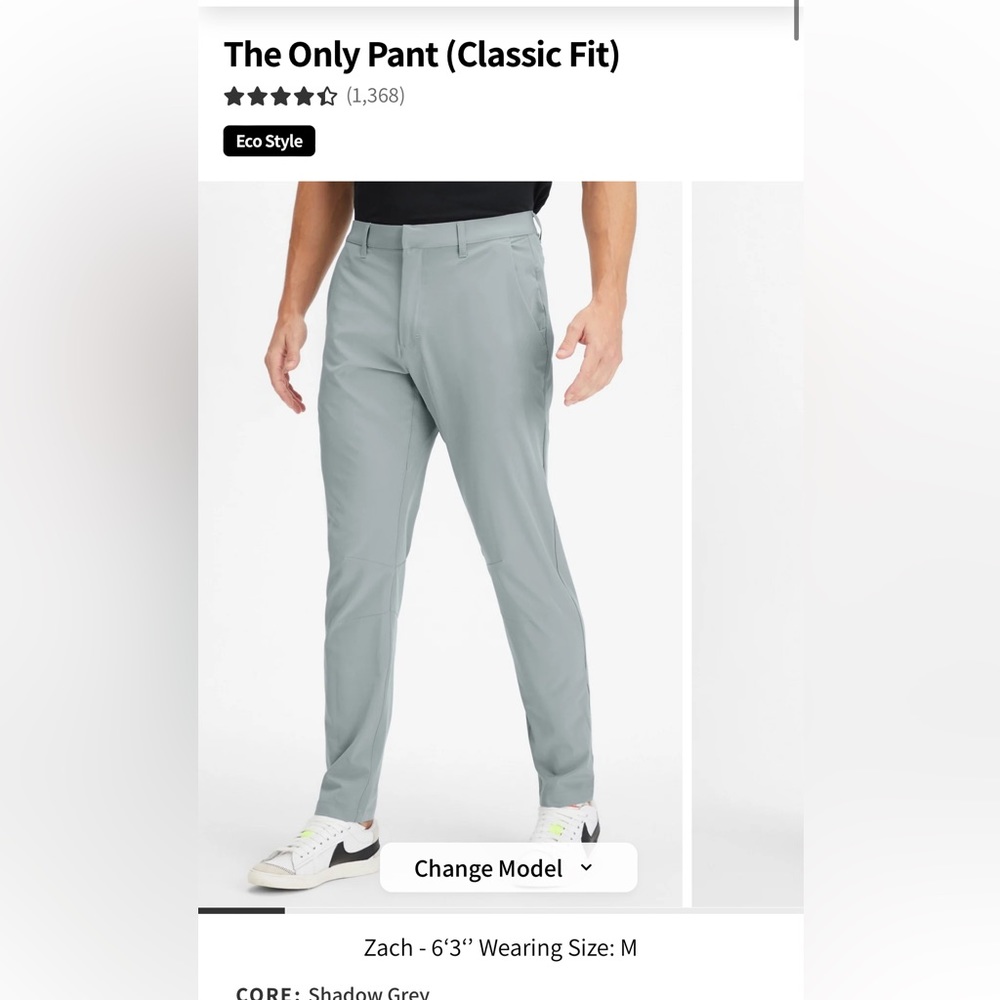 Men’s Fabletics Only Pant in Dark Moss